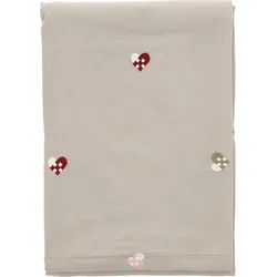 Christmas Hearts Embroidery Tischdecke 140 x 320 cm rosa-braun