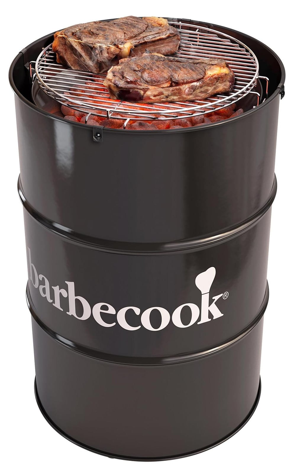 Barbecook Edson zwarte houtskoolgrill