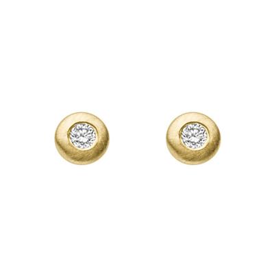 Paar Ohrhänger ADELIA´S, gold, Ohrringe, Damen, Damen, 0,07 VVS = sehr sehr kleine Einschlüsse, Gold