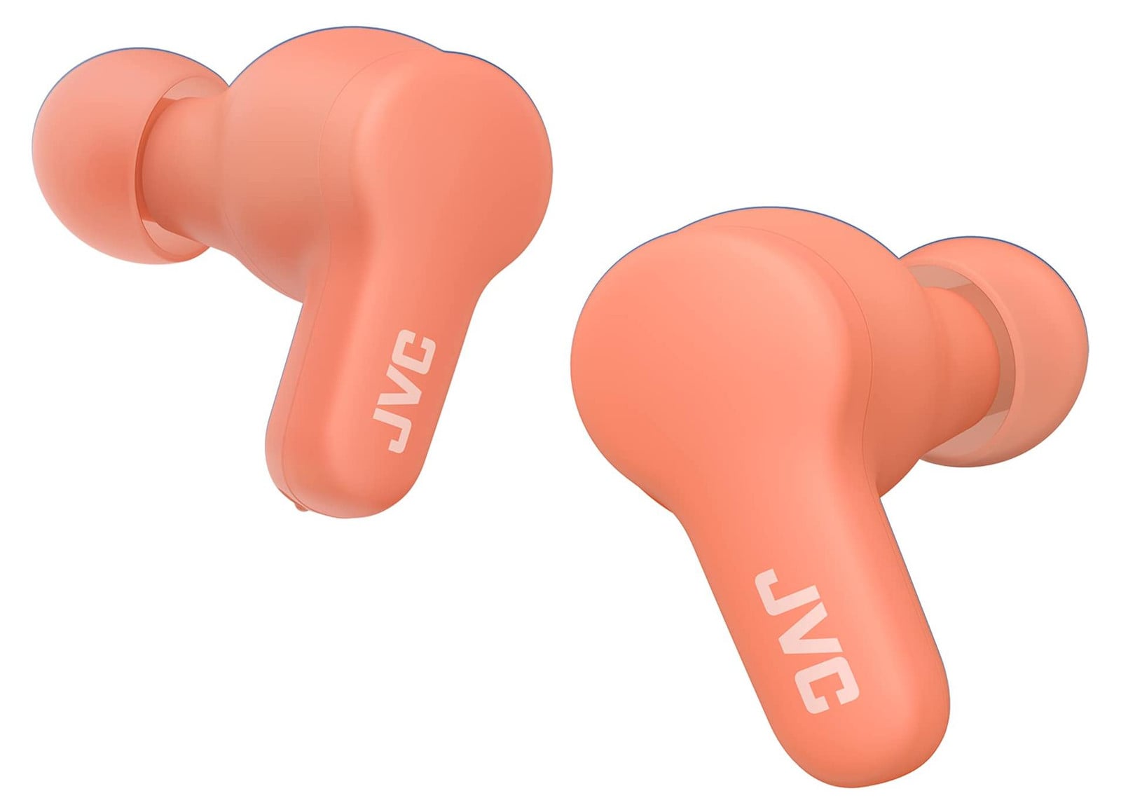 JVC HA-Z77T-P Gumy True Wireless oordopjes met zachte elastomerische oordopjes, roze