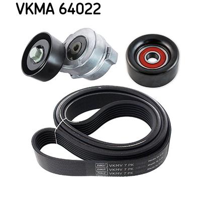 SKF Keilrippenriemensatz VKMA 64022 für TOYOTA KIA