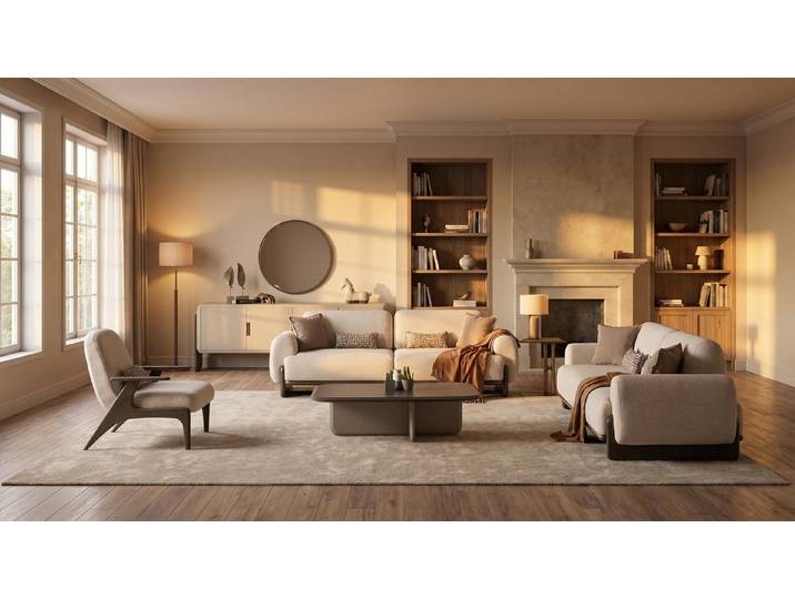 JVmoebel Polstergarnitur Sitzer Sofa Moderner Stil Gemütlich Bequem Weich Hoher Komfort, (3-tlg), Made in Europa