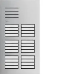 Elcom REQ024Y Türstation Audio 24/2 2Draht Edelstahl matt ONE
