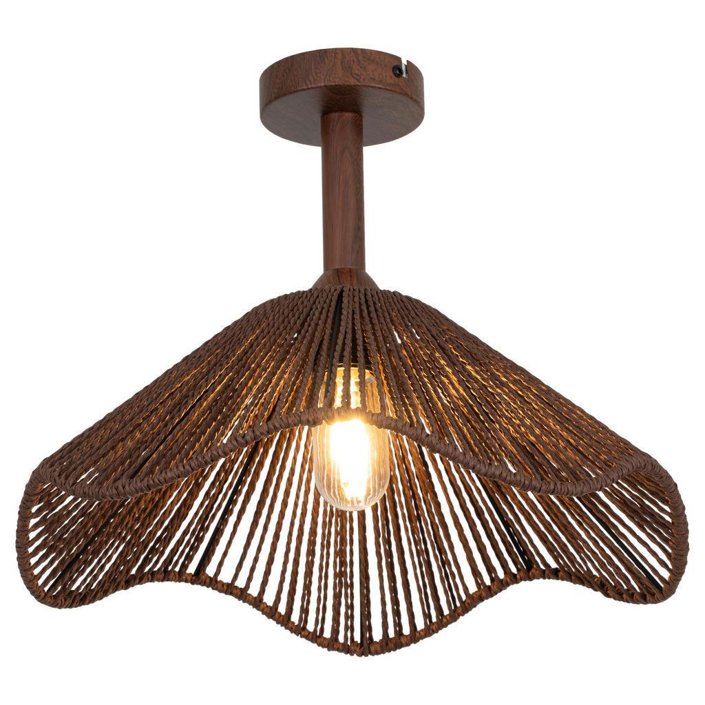 Collett's Monde Deckenleuchte , Braun , Metall, Papier , Kreise , Blume , 31 cm , RoHS, CE , Lampen & Leuchten, Innenbeleuchtung, Deckenlampe, Deckenlampen