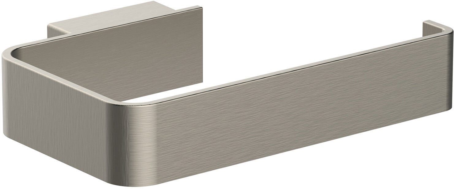 Tecnomat PORTAROTOLO APERTO SERIE ELITE IN ACCIAIO SPAZZOLATO FISSAGGIO A MURO