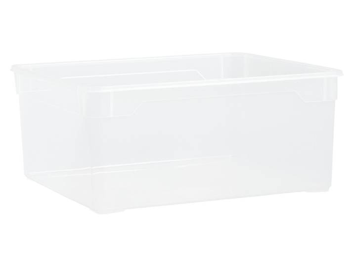 Rotho Aufbewahrungsbox Clear Box ohne Deckel 17 × 33.5 × 39.5 18 l