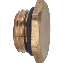 Entleerungsstopfen mit O-Ring Oberfläche: Messing 1836 3/8''