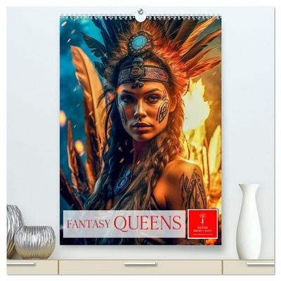 Fantasy Queens (hochwertiger Premium Wandkalender 2026 DIN A2 hoch), Kunstdruck in Hochglanz