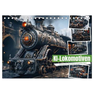 KI-Lokomotiven (Tischkalender 2027 DIN A5 quer), CALVENDO Monatskalender