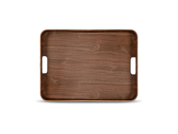 Sagaform Grand plateau Hanna 40x55 cm Marron foncé