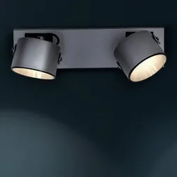 OSRAM 2er LED Wand- und Decken Strahler Decor Spot Jupiter Silber