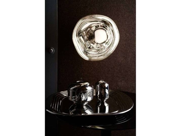 Melt Surface LED Wandleuchte Mini Chrome - Tom Dixon - Wohnzimmer - Kunststoff
