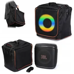 Xrec Futerał Pokrowiec Etui Case Walizka Osłona Głośnik do JBL PartyBox Encore 2 (Tragetasche), Audio Zubehör, Schwarz