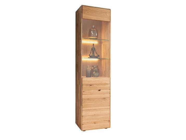 Main Möbel Vitrine Vitrine 51x200cm Kent Wildeiche massiv