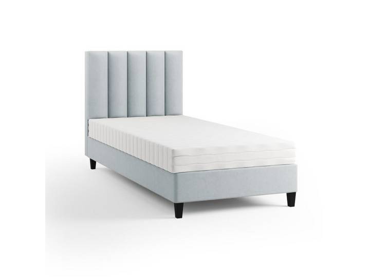 Margaret Hadas24 Boxbett Kongo 90x200 cm, Kinderbett, hellgrau, Grau, Holz, Kunststoff, 90x200 cm, Schlafzimmer, Betten, Boxspringbetten