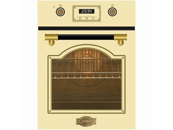Kaiser Küchengeräte Einbaubackofen EH 4796 ElfAD/10, mit 1-fach-Teleskopauszug, Retro Backofen Einbaubackofen 45 cm, 50 L clean-Emaille