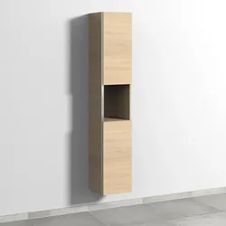 Sanipa Hochschrank „3way“ 300 × 1700 × 345 mm Anschlag rechts, in Eiche Nordic, Anschlag rechts