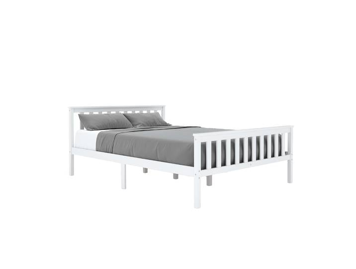 Bett Holz EMILY 140 x 200 cm weiss