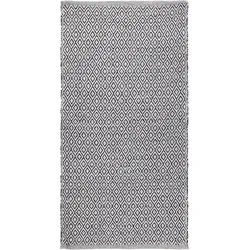 Handwebteppich Carola 1 in Grau ca.60x120cm