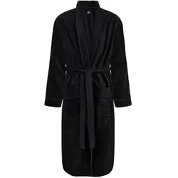 JBS Bath Robe Schwarz Baumwolle Large Herren