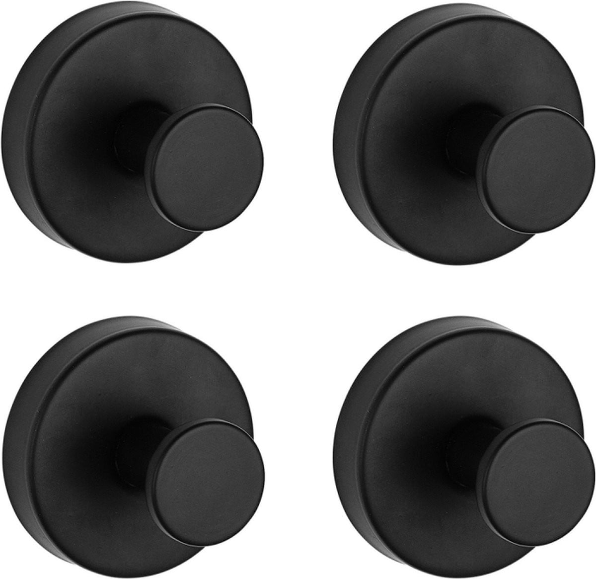 Set van 4 Twist vacuüm zuignap haken voor keuken en badkamer