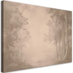 WANDBILD weg durch den wald