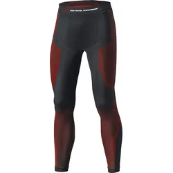 Held 3D-Skin Warm, Funktionshose lang - Schwarz/Dunkelrot/Rot - L