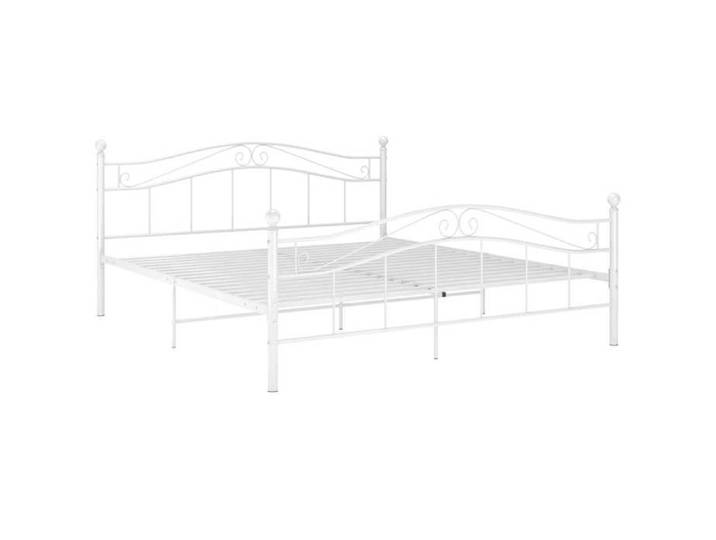 Luxe&Mode Structure de lit Blanc Métal 180x200 cm 2 ans garantie LV7958