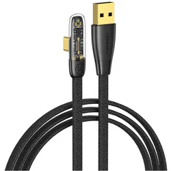 EKO 66W USB-A auf Typ-C Ladekabel Winkel 90 Modell Iceflake 1.2m (1.20 m, 66 W), USB Kabel