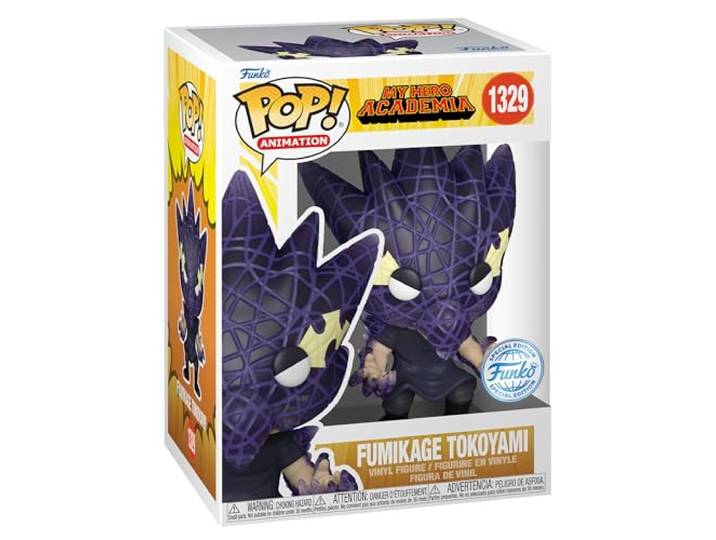 Funko Pop MHA Fumikage Tokoyami 1329, zwart, 66602