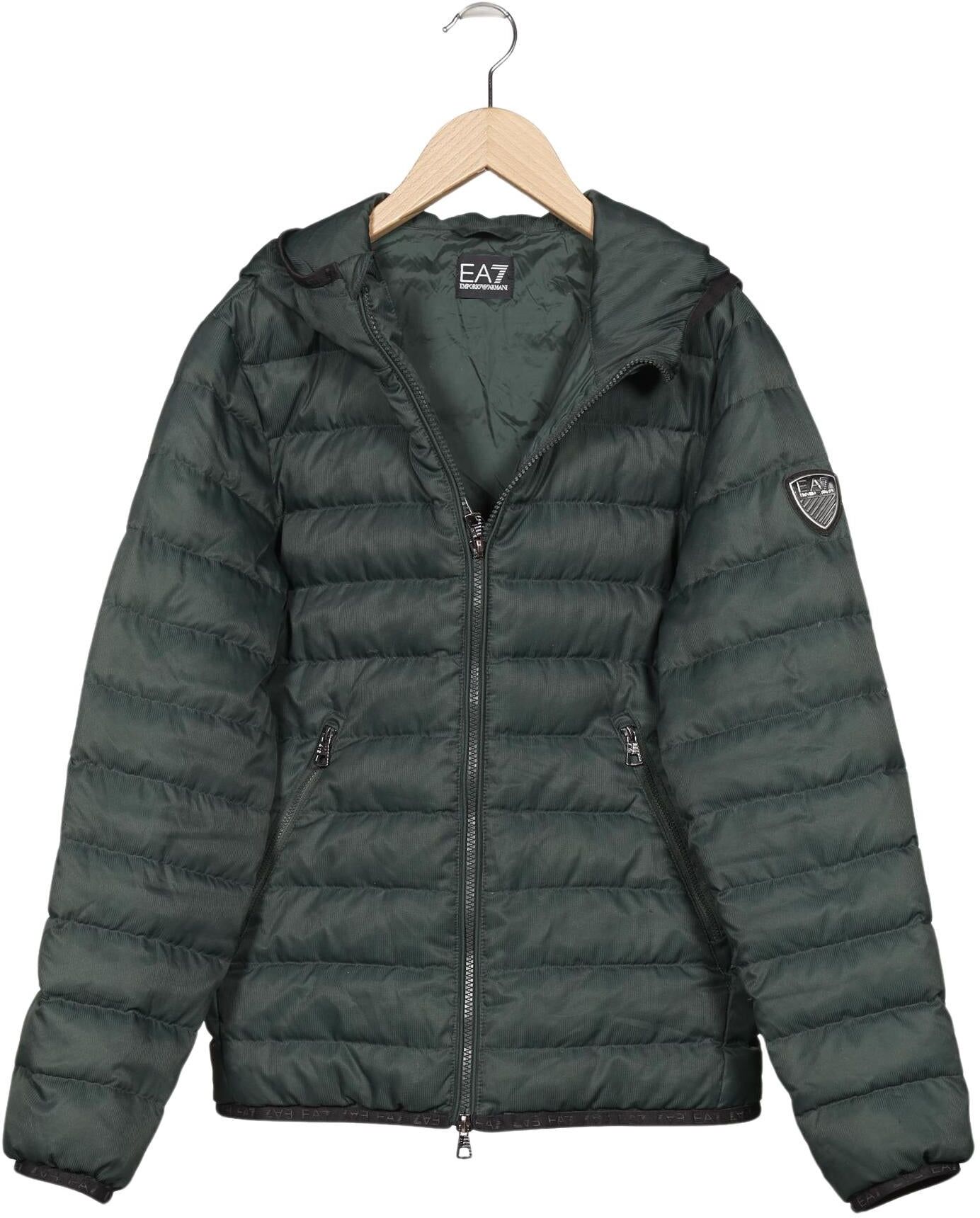 Giorgio Armani EA7 Emporio Armani Herren Jacke, Grün, Gr. Xxs, Synthetik / Daunen - Second Hand