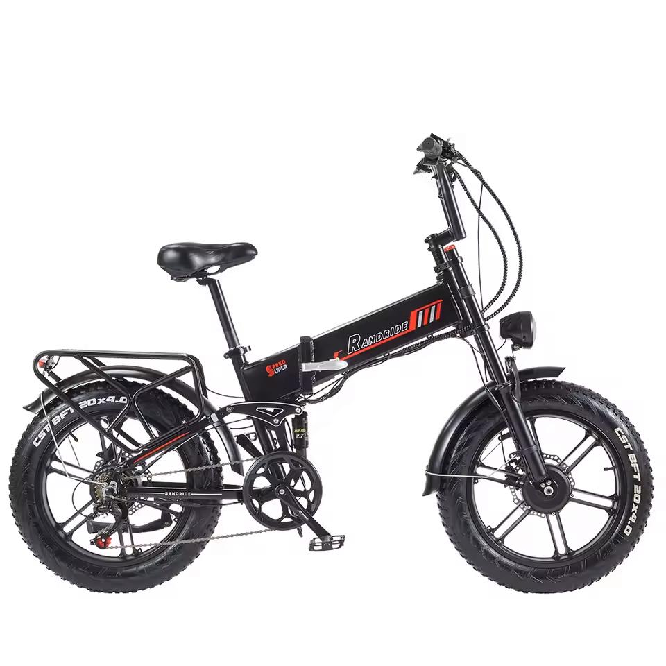 YX20M-2 klappbares Gelände-Elektromountainbike mit Doppelantrieb, 48V 20Ah, hydraulische Scheibenbremsen, Traglast bis 180 kg