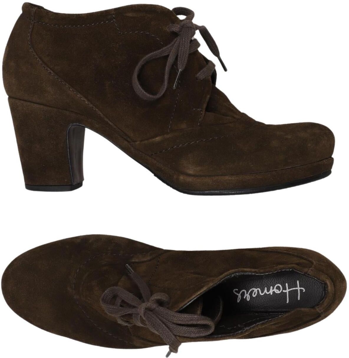 Homers Damen Stiefelette, Braun, Gr. EU 38.5, kein / Etikett - Second Hand