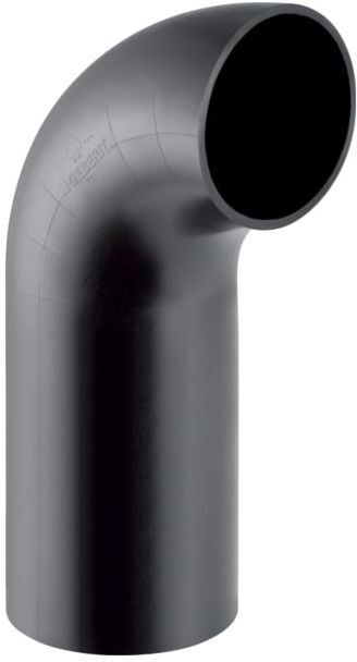 Geberit Pe Bogen 360055161 DN 40, 90Grad, mit langem Schenkel, PE-HD