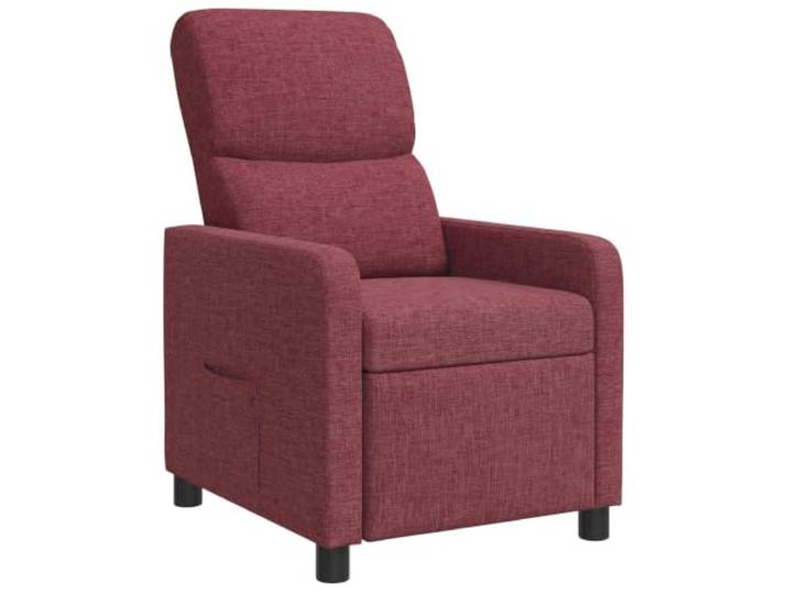 NLQMSU Sessel, neigbar, Bordeauxrot, Stoff Integrierte Massage, Neigung 115°-160°, kabellose Fernbedienung, Schaumstoff und Faser, atmungsaktives Polyester