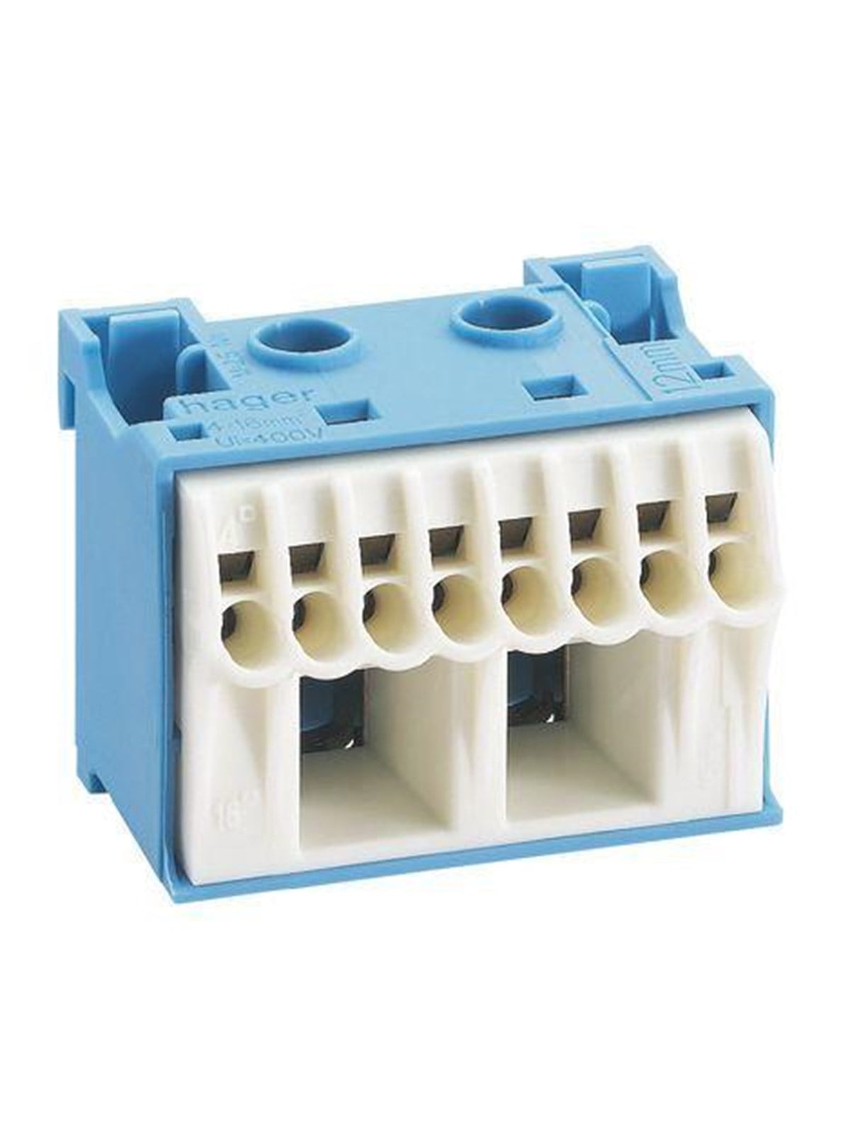 Hager Neutral terminal n 2+8 qc