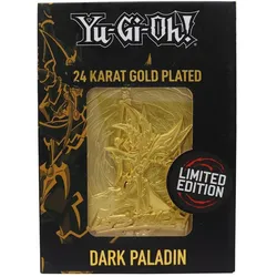 Fanattik YU-GI-OH! - Dark Paladin - Carte en Métal Plaqué Or Collector (Deutsch)