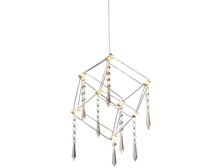 NÄVE LED Pendelleuchte Araneus , grau (chromfarben), 1, H: 16cm, 1 Stk., Leuchten, Material:rostfreier Stahl/Kunststoff, chrom, LED Pendelleuchte