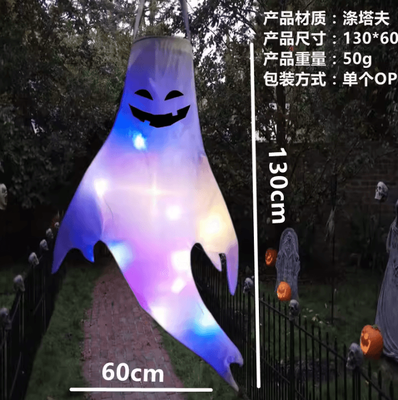 Inspire Curations LED Hanging Ghost Decoration Hanging Ghost Decoration Light Up Halloween Decor For Home, Yard & Parties a 004