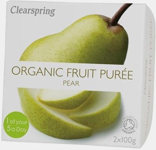 PURE FRUTA PERA BIO 2x100g CLEARSPRING