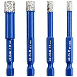 S&R Diamantbohrer-Set 4-tlg.