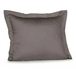 fleuresse Satin-Kissenbezug Satin 35 x 40 cm Braun Espresso