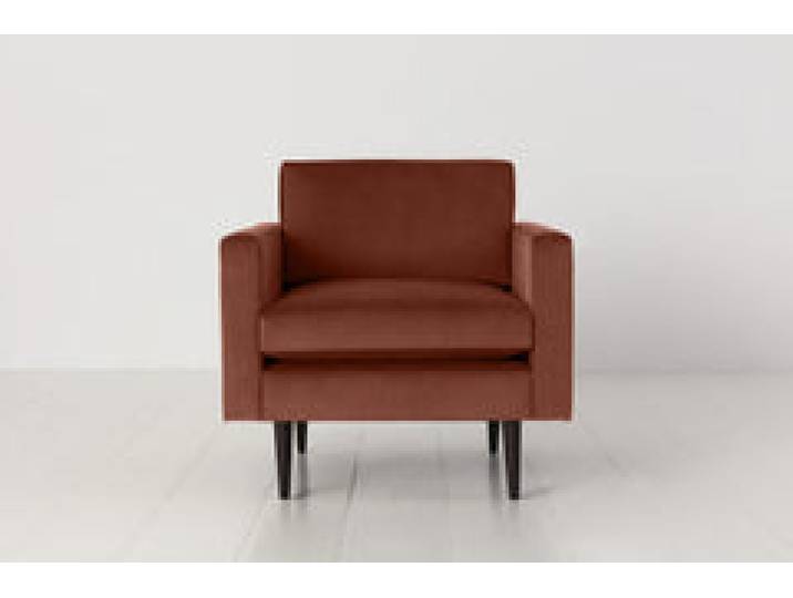 Sessel Model 01, Ziegelrot