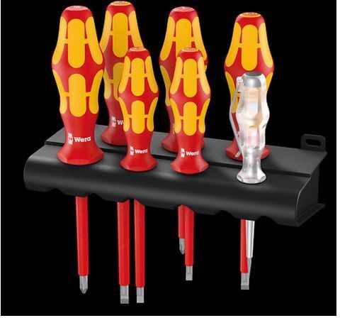 Wera Kraftform Schraubendrehersatz 05006147001 160 i/7 Plus Serie 100 + Rack / 7-teilig