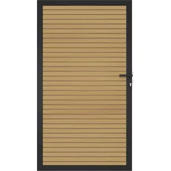 NewTechWood WPC Tor Modena UH66 - Red Cedar (Schwarz) - 100 x 180 cm