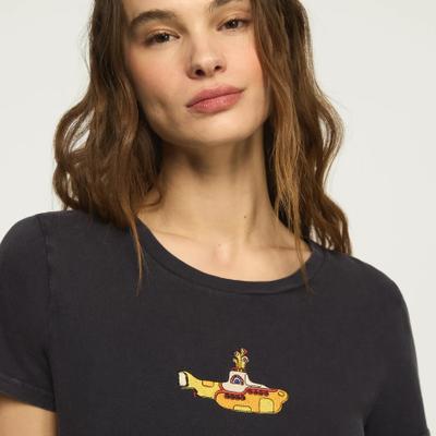 Lucky Brand The Beatles Yellow Submarine Classic Crew in Odyssey Gray, Size S