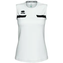 Errea, Unisex, Sportshirt, Singlet Margie Ad (M), Schwarz, Weiss