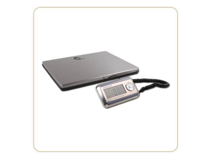 LB OFFICE 8371 Pro e-200\, Pèse-colis\, Balance Postale\, 200 kg\, Ecran déporté\, Tout Inox