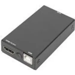 Digitus DVI-Dongle für modulare KVM-Konsolen, RJ45 auf DVI, KVM Switch, Schwarz