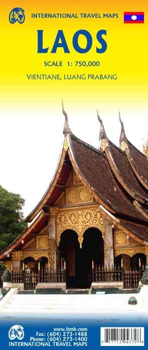 Carte de voyage - Laos   ITM
